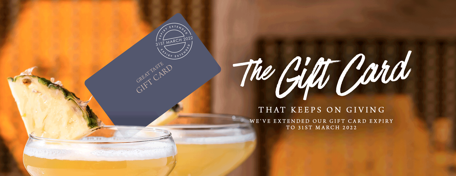 Give the gift of a gift card at The Victoria