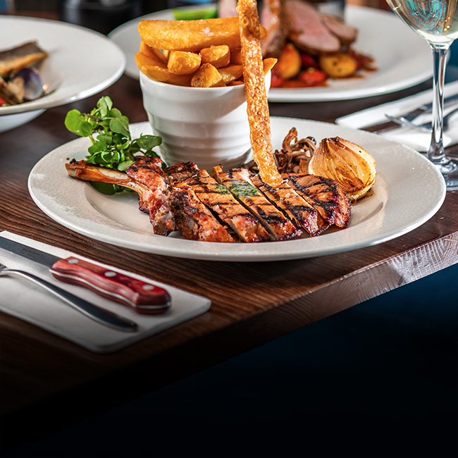 A La Carte menu at The Victoria