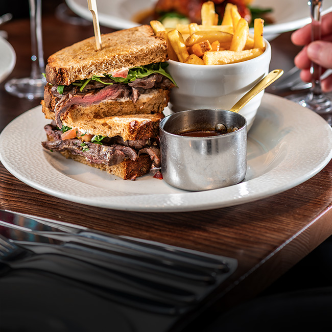 Brunch menu at The Victoria