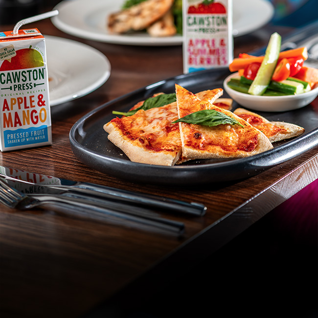 Children's menu at The Victoria